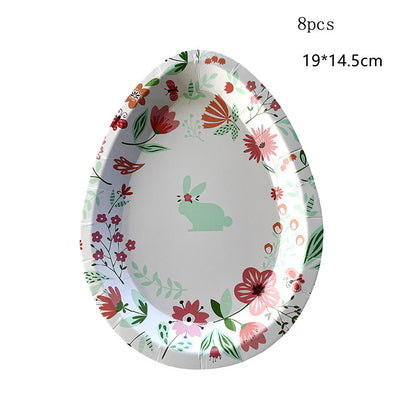 Easter Rabbit Paper Plate Eggs Bunny Paper Cup Plates