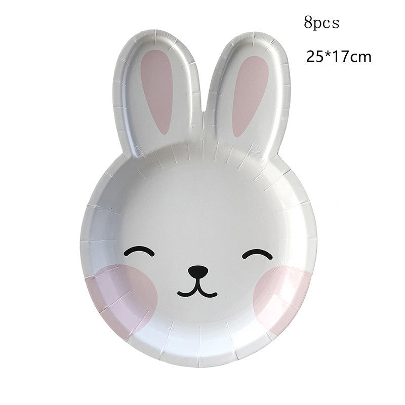 Easter Rabbit Paper Plate Eggs Bunny Paper Cup Plates