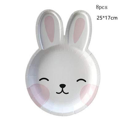 Easter Rabbit Paper Plate Eggs Bunny Paper Cup Plates